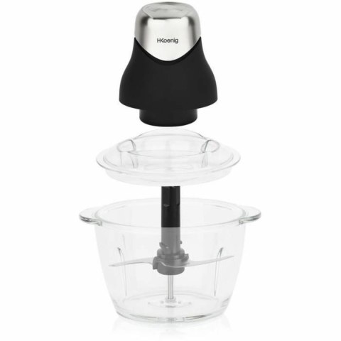 Młynek do Mięsa Hkoenig LEO8 Czarny Chromu Szkło Stal nierdzewna 1 L