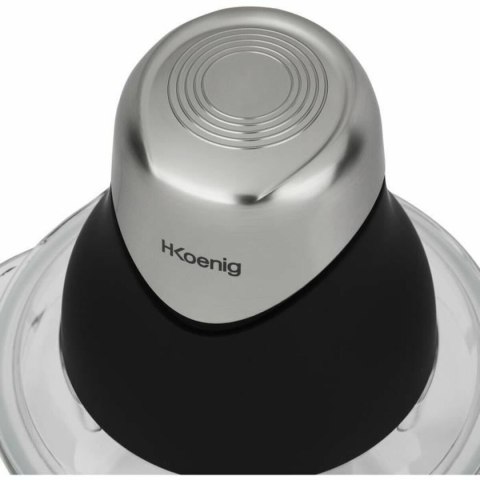 Młynek do Mięsa Hkoenig LEO8 Czarny Chromu Szkło Stal nierdzewna 1 L