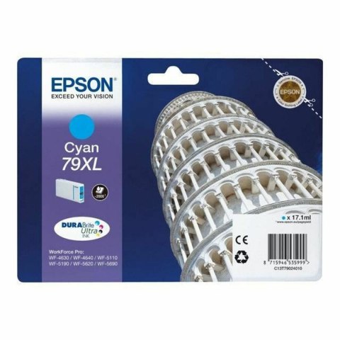 Oryginalny Wkład Atramentowy Epson 79XL Pisa Tower Turkusowy