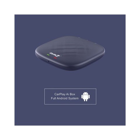 CARLINKIT Adapter bezprzewodowy AI Box z Androidem 13 - 8 GB + 128 GB do oryginalnych radioodbiorników samochodowych z CarPlay n