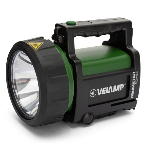 Ładowalny ręczny reflektor LED Velamp DOOMSTER POWER 5 W 350 lm Czarny