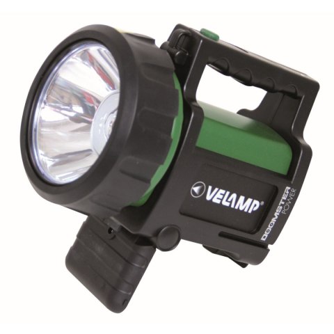 Ładowalny ręczny reflektor LED Velamp DOOMSTER POWER 5 W 350 lm Czarny
