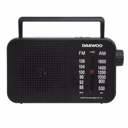 Radio Tranzystorowe Daewoo DW1123 Czarny AM/FM Retro