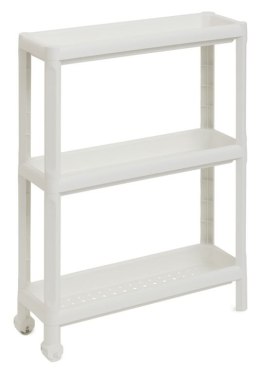 TINA Regał z kółkami, trzypoziomowy