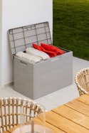WOODYS Plastikowa skrzynia ogrodowa, 160l jasno szara
