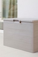 WOODYS Plastikowa skrzynia ogrodowa, 160l jasno szara
