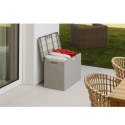 WOODYS Plastikowa skrzynia ogrodowa, 160l jasno szara