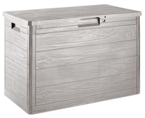 WOODYS Plastikowa skrzynia ogrodowa, 160l jasno szara
