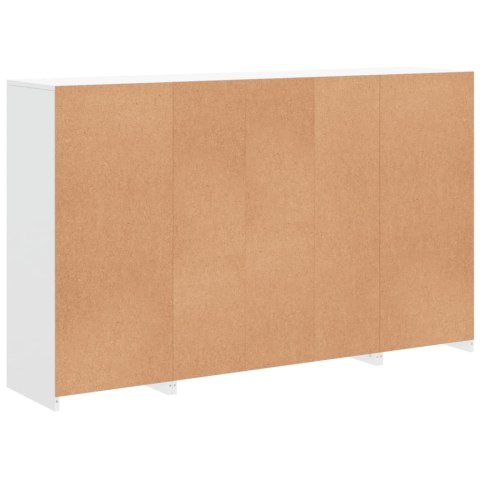 Szafki z oświetleniem LED, 3 szt., białe