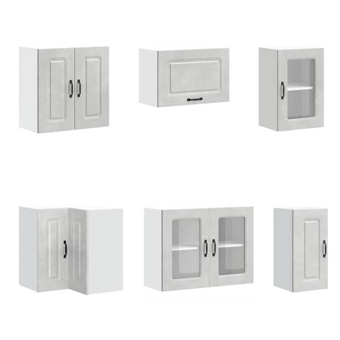 Zestaw szafek kuchennych, Kalmar, 11-częściowy, szarość betonu