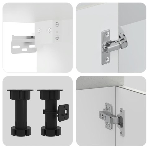 Zestaw szafek kuchennych Kalmar, 14-częściowy, szarość betonu