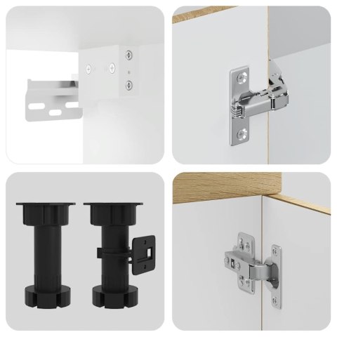 Zestaw szafek kuchennych, Lucca, 11-częściowy, dąb sonoma