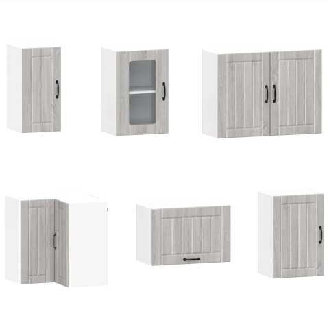 Zestaw szafek kuchennych, Lucca, 11-częściowy, szary dąb sonoma