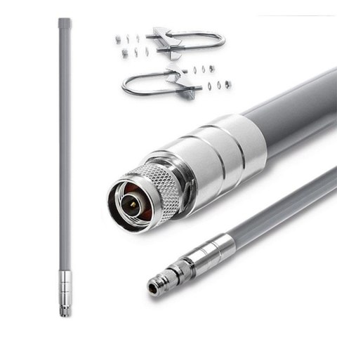 Antena LoRa Qoltec 12dBi | dookólna | zewnętrzna | włókno szklane | 868 MHz | 1.5m