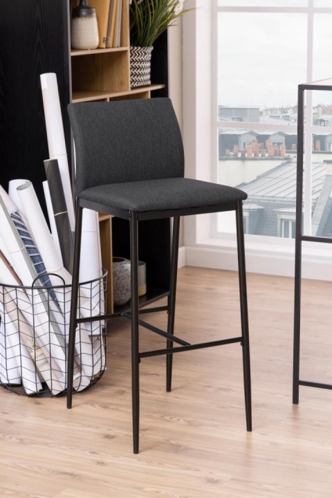 Stołek barowy Demina low grey