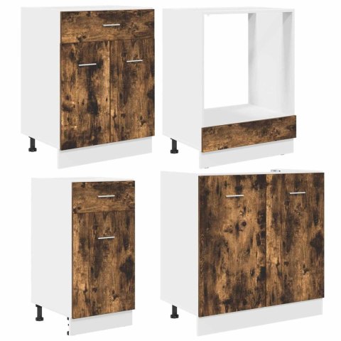 Zestaw szafek kuchennych z szufladą Lyon 8 pcs Wędzony dąb