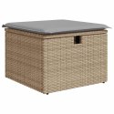 Zestaw Sof na Ogród 9 pcs Beżowy 55 x 62 x 69 cm Polirattan