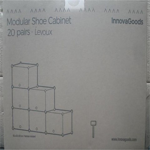 Przenośny modułowy stojak na buty InnovaGoods Biały - 20 par
