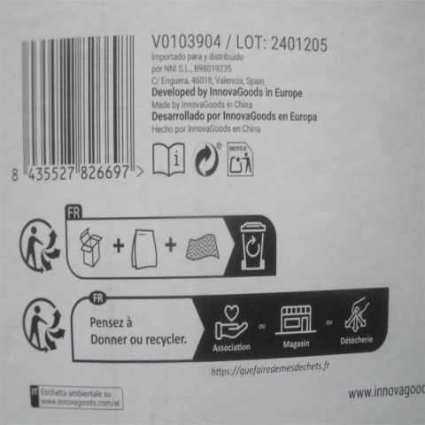 Przenośny modułowy stojak na buty InnovaGoods Biały - 20 par