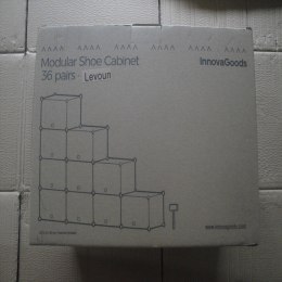 Przenośny modułowy stojak na buty InnovaGoods Biały - 36 par