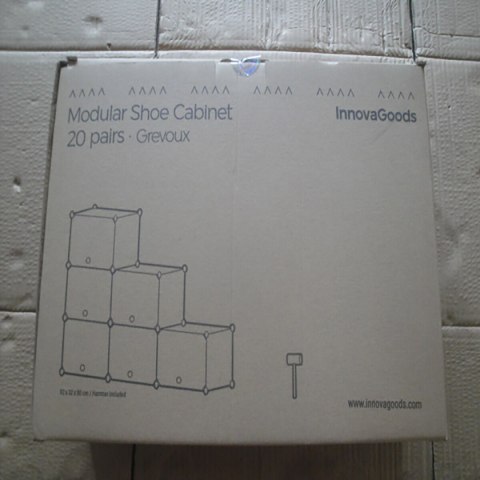 Przenośny modułowy stojak na buty InnovaGoods Szary - 20 par