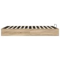 Łóżko otomanowe Dąb Sonoma 193 x 120 x 25 cm Płyta wiórowa