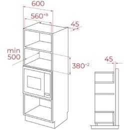 Mikrofalówka z Grillem Teka MSEG825FI 25L 25 L