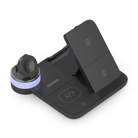 Bezprzewodowa Ładowarka Aisens 4IN1 15WACCS Czarny 15 W 50 W