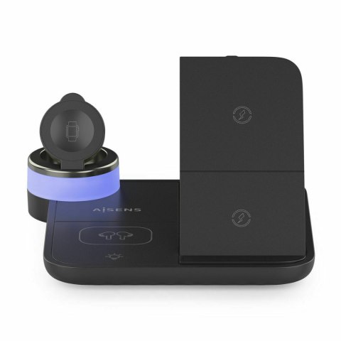 Bezprzewodowa Ładowarka Aisens 4IN1 15WACCS Czarny 15 W 50 W