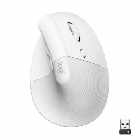 Myszka Logitech Lift Biały Ergonomiczny 4000 dpi