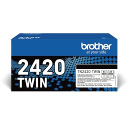 Oryginalny Wkład Atramentowy Brother TN2420TWIN Czarny