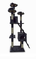 Drapak dla kota w łapki kolor ciemnoszary Duże Drzewko dla kota 170 cm