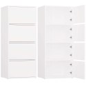 Komoda ALMA BIAŁA Szafka 4 Drzwi 4 Półki