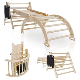 Plac zabaw drewniany do domu, zestaw wspinaczkowy dla dzieci