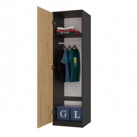 Szafa Malwa SD-50 ANTRACYT DĄB ARTISAN