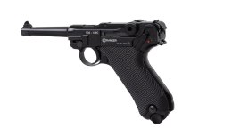 Wiatrówka pistolet RANGER P08 Parabellum KWC kal. 4,5 BBs BLOW BACK 21 strz. FULL METAL CO2 (AAKCMB410AZB)