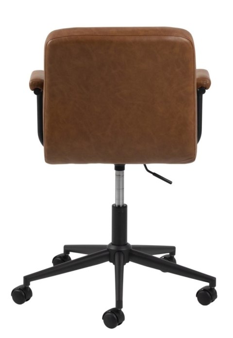 Fotel biurowy Cosmo Arm Vintage brązowy