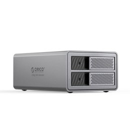 Macierz dyskowa 9828RU3 z kontrolerem RAID na 2 dyski 2.5'' / 3.5'' SATA HDD / SSD - szara