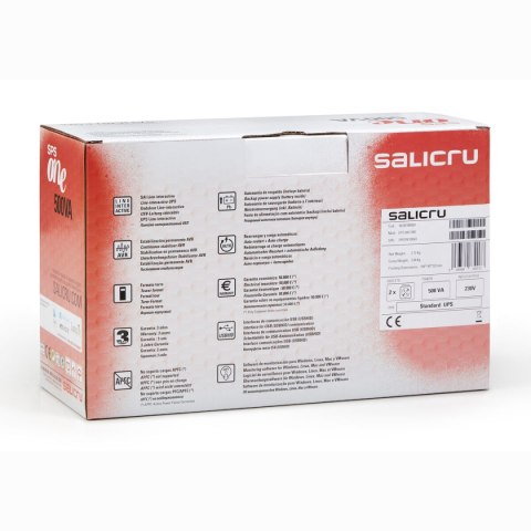 Zasilacz awaryjny UPS Interaktywny Salicru SPS 900 ONE IEC 360 W