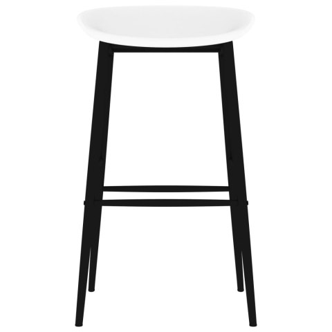 5-częściowy zestaw mebli barowych, czarno-biały