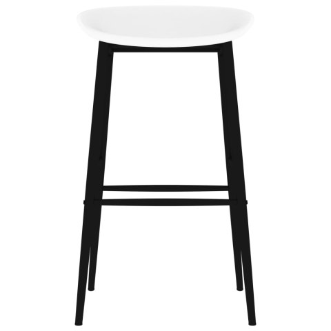 5-częściowy zestaw mebli barowych, czarno-biały