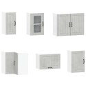 Zestaw szafek kuchennych, Kalmar, 11-częściowy, szarość betonu