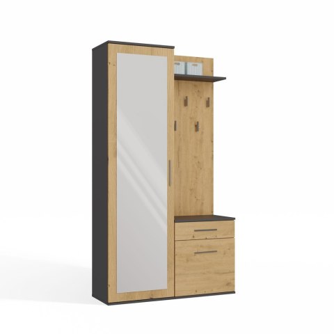 Garderoba DUO ANTRACYT ARTISAN