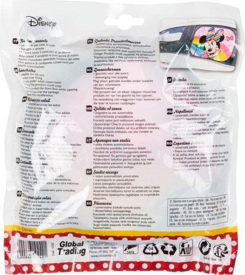 Osłony do samochodu Minnie Mouse 2 szt. 44x35 cm