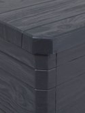 WOODYS Plastikowa skrzynia ogrodowa 280 L, grafitowa