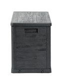 WOODYS Plastikowa skrzynia ogrodowa 280 L, grafitowa