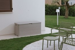 WOODYS Plastikowa skrzynia ogrodowa 280l jasno szara