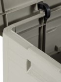WOODYS Plastikowa skrzynia ogrodowa 280l jasno szara