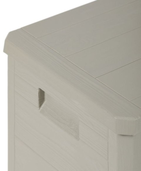 WOODYS Plastikowa skrzynia ogrodowa 280l jasno szara