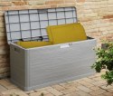 WOODYS Plastikowa skrzynia ogrodowa 280l jasno szara